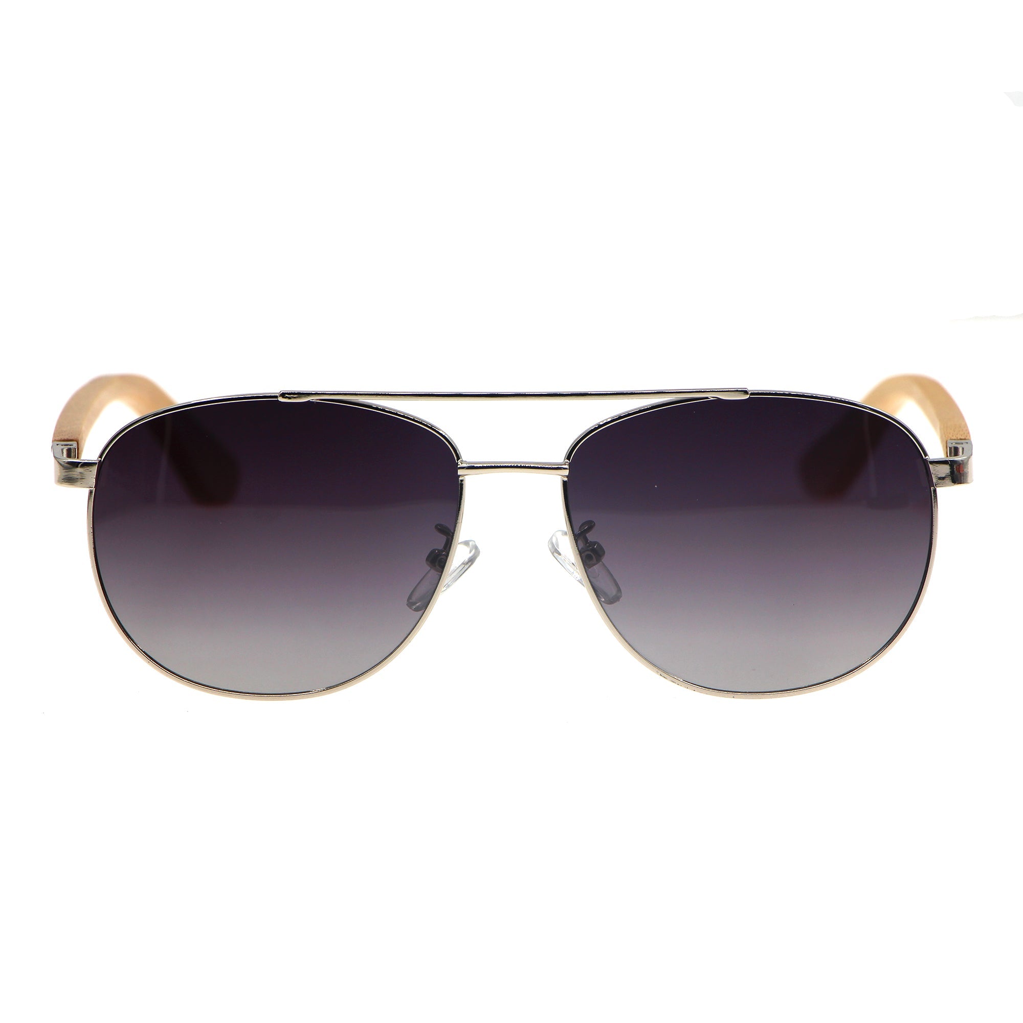 Dilicn FREE GIFT Polarized Metal Bamboo Sunglasses
